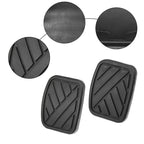 2 Pcs Anti-Slip Clutch Brake Pedal Cover for Suzuki SX4 (2007–2014) Black
