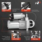 Starter Motor for Chevy Silverado 1500 GMC Sierra 1500 (2009-2013)