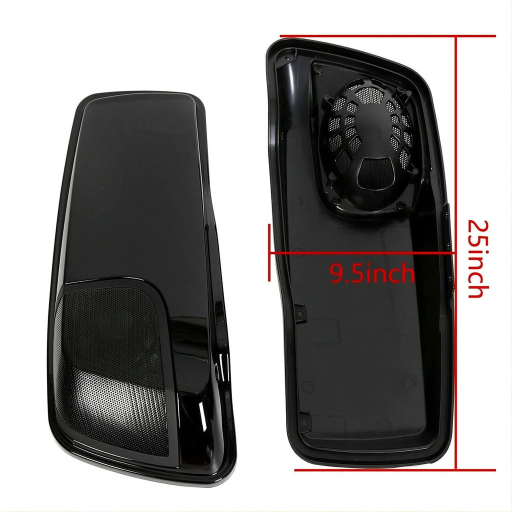 Saddlebag Speaker Lids for Harley Touring Street Road Glide (2014–2023)