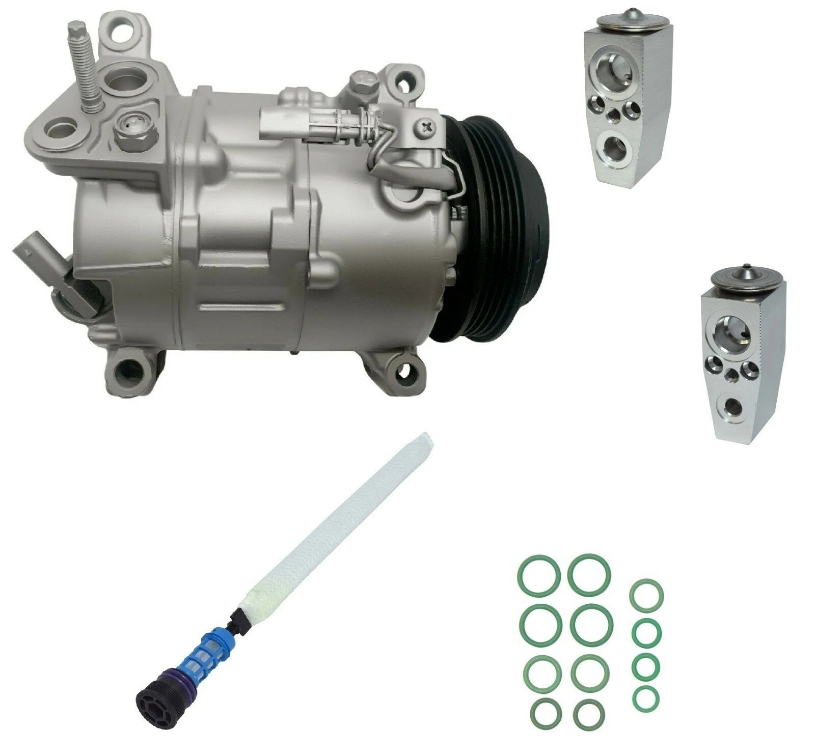 AC Compressor Kit Replacement for Chevy Suburban 3500HD 6.0L (2017-2019)