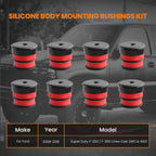 8pcs Body Mount Bushings Kit for Ford Super Duty F-250/F-350 (2008–2016)