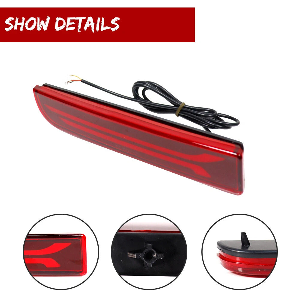 LED Rear Bumper Reflector for Mitsubishi Lancer Evo (2003–2018)