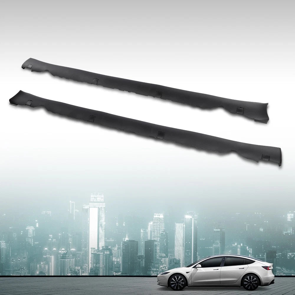 Set of 2 Door Side Skirt Molding for Tesla Model 3 (2017–2025)