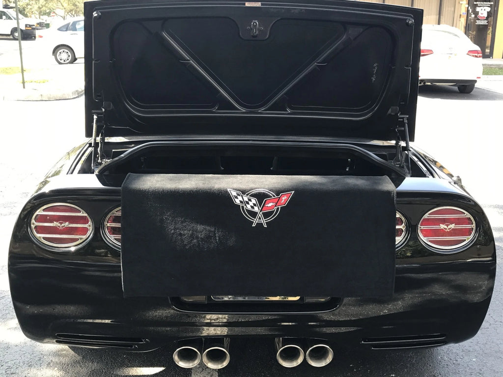 Protective Trunk Towel Cloth for Chevy Corvette Black (2005–2013)