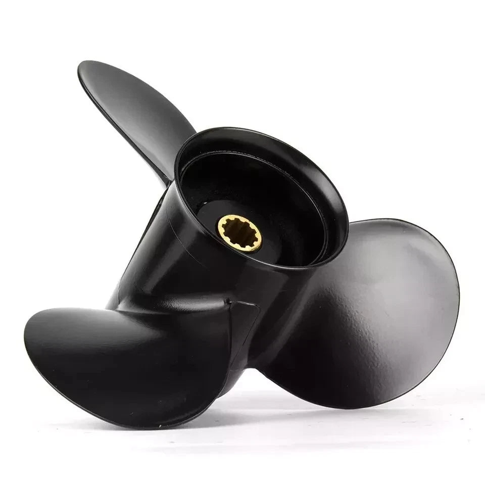 9.9 x 9 Boat Propeller for Tohatsu Mercury 25-30HP (10 Spline, 3" Gearcase)