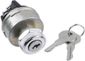 Ignition Switch 12-Volt 2 Keys 4-Position for Universal