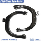 Set of 2 Front Suspension Upper Control Arms for Buick Rainer, Chevy Trailblazer (2002-2009)