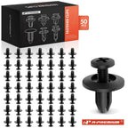 50Pcs 6mm Nylon Bumper Retainer Clips for Honda 