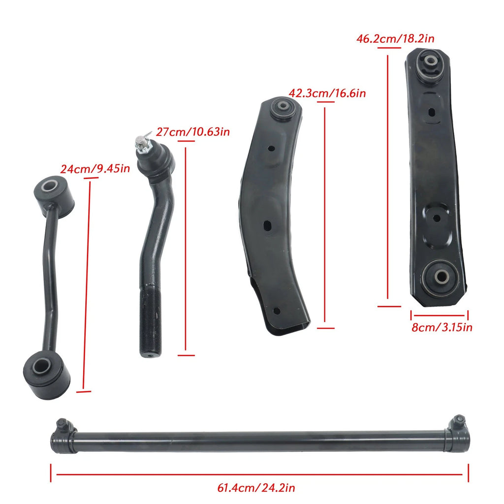 Set of 15 Outer Tie Rod Ends for Jeep Grand Cherokee (1999–2004)