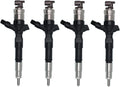 Set of 4 Fuel Injectors 23670-39365 for Toyota Land Cruiser Prado (1KD-FTV)