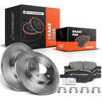 Rear Disc Brake Rotors & Ceramic Pads for Chevrolet Malibu (2004â2012)