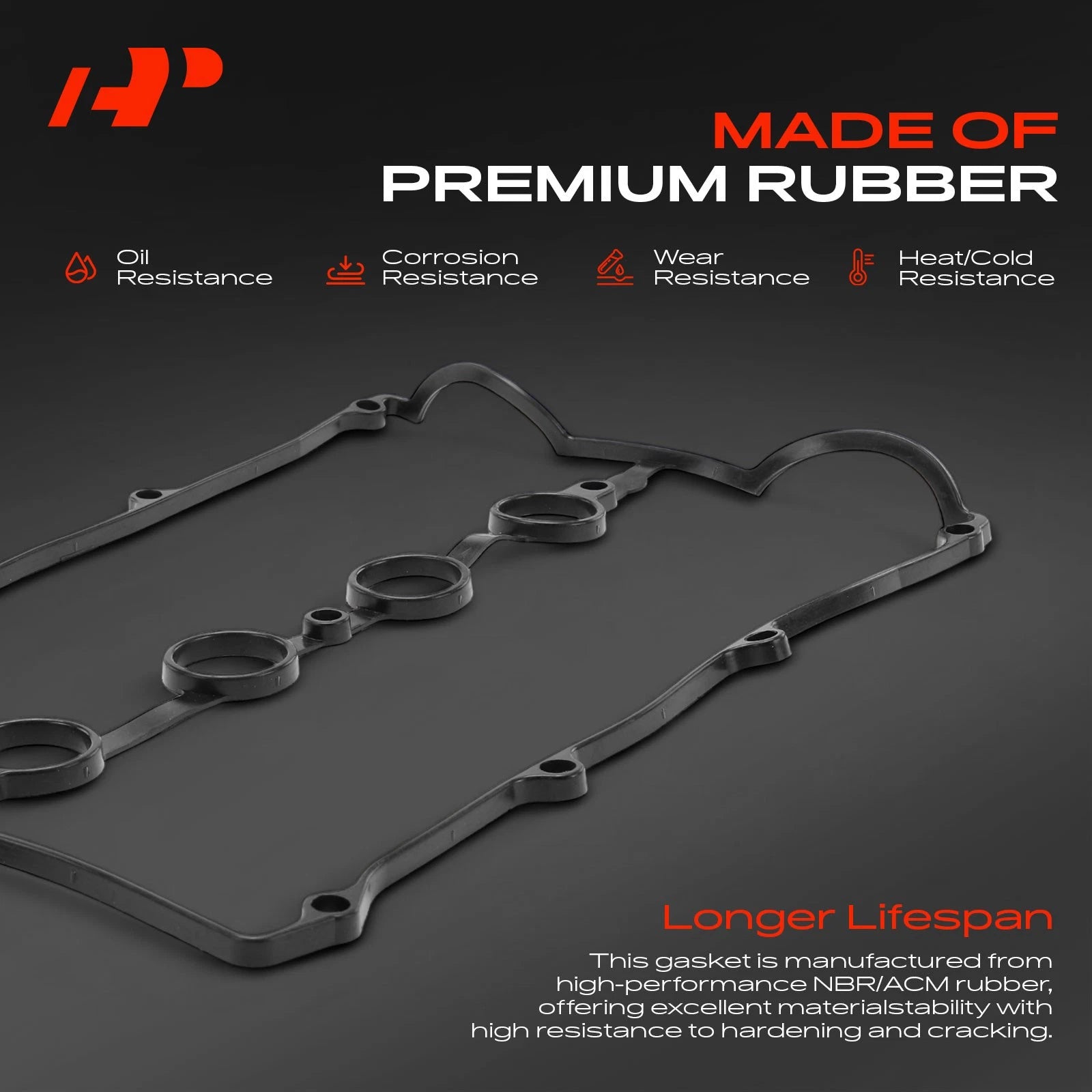 Engine Valve Cover Gasket for Kia Sephia (1995–1997) Mazda MX-3 (1995–1997)