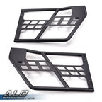 Set of 4 Iron Tube Doors & Side View Mirrors for Jeep Wrangler JK (07–18)