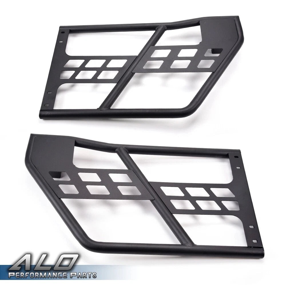 Set of 4 Iron Tube Doors & Side View Mirrors for Jeep Wrangler JK (07–18)