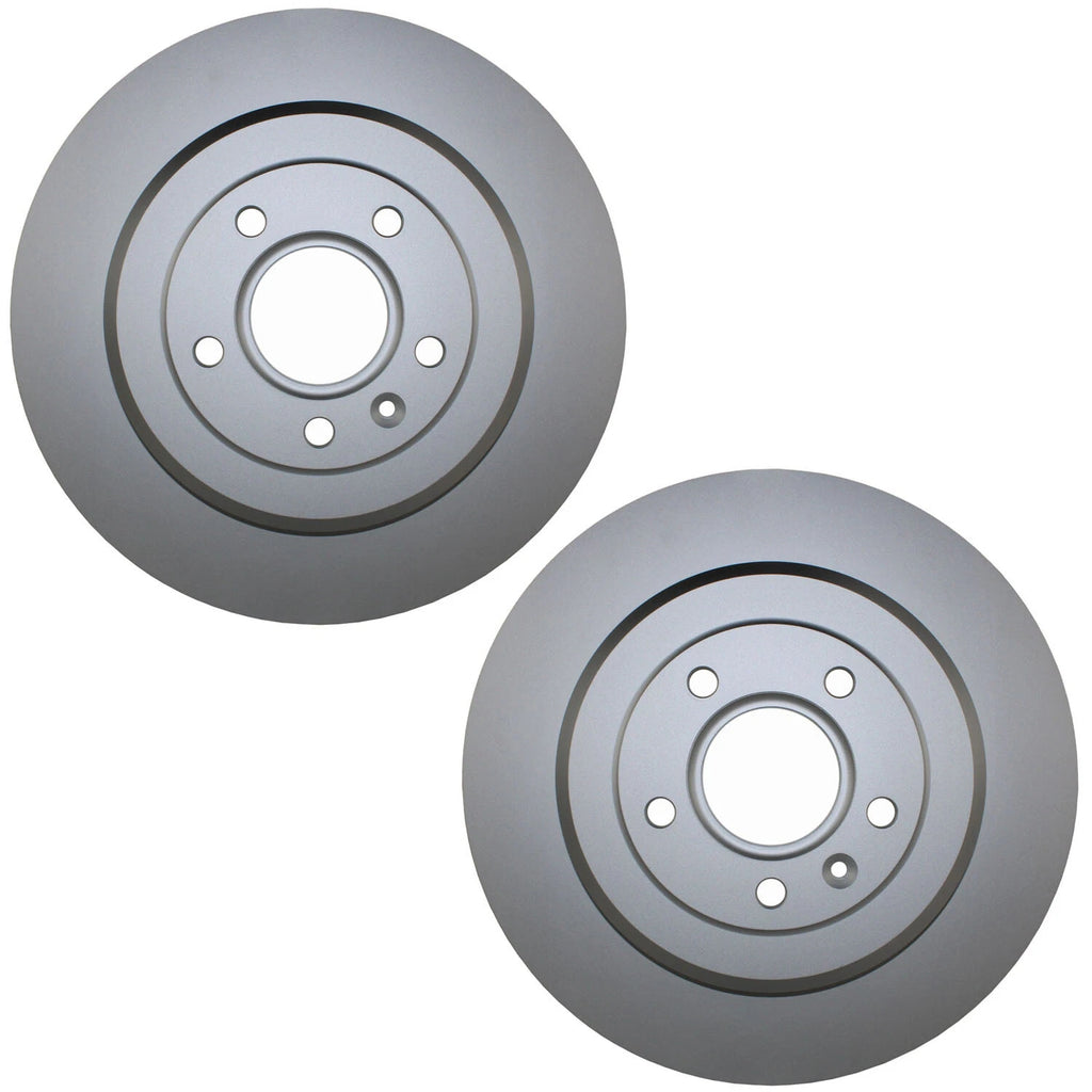 2X Coated 330mm Brake Rotors for Ford Explorer MKS Montego