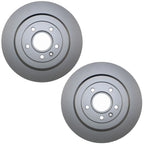 2X Coated 330mm Brake Rotors for Ford Explorer MKS Montego