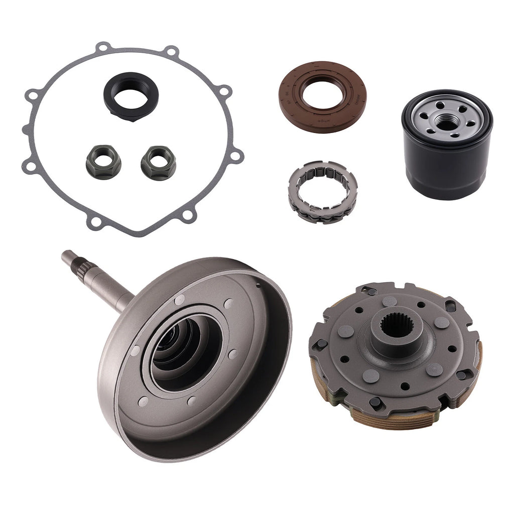 Wet Clutch Shoe Drum Housing Carrier Kit for HiSUN HS 400 (2010–2023)