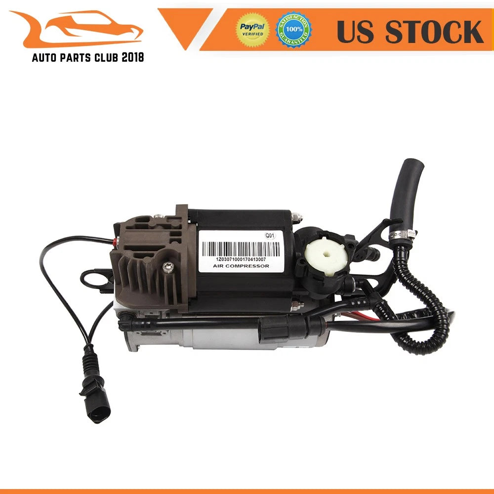 Air Suspension Compressor Pump + Valve Block for Audi Q7 (2007–2015)