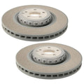 2X Front Dimpled 390mm Disc Brake Rotors for MB C216 W221