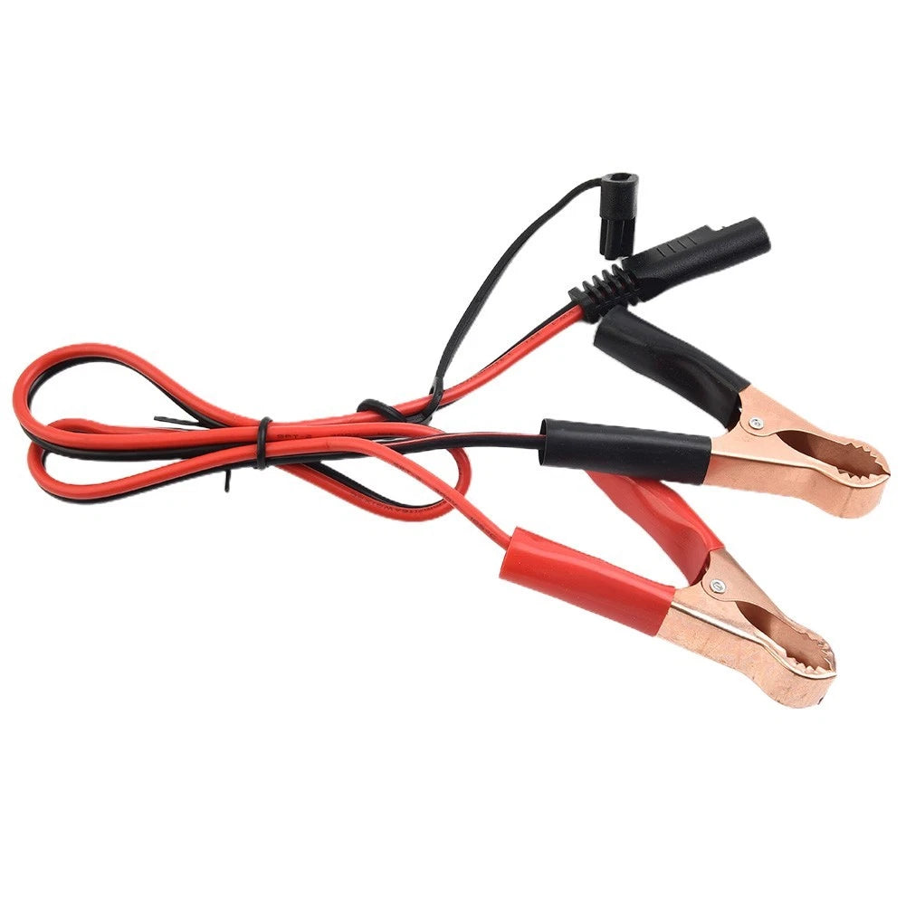 Battery Cable Charger Clip SAE for Motorcycle Battery (Universal)