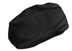 Leather Console Lid Armrest Cover for Lincoln MKX (2007–2010) Orange Stitch