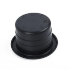 Cup Holder for RV Car Marine Boat Trailer (Plastic Black)