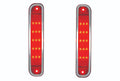 Red LED Side Marker Lights Pair for 1973-1980 Chevrolet GMC Truck Rear Fender