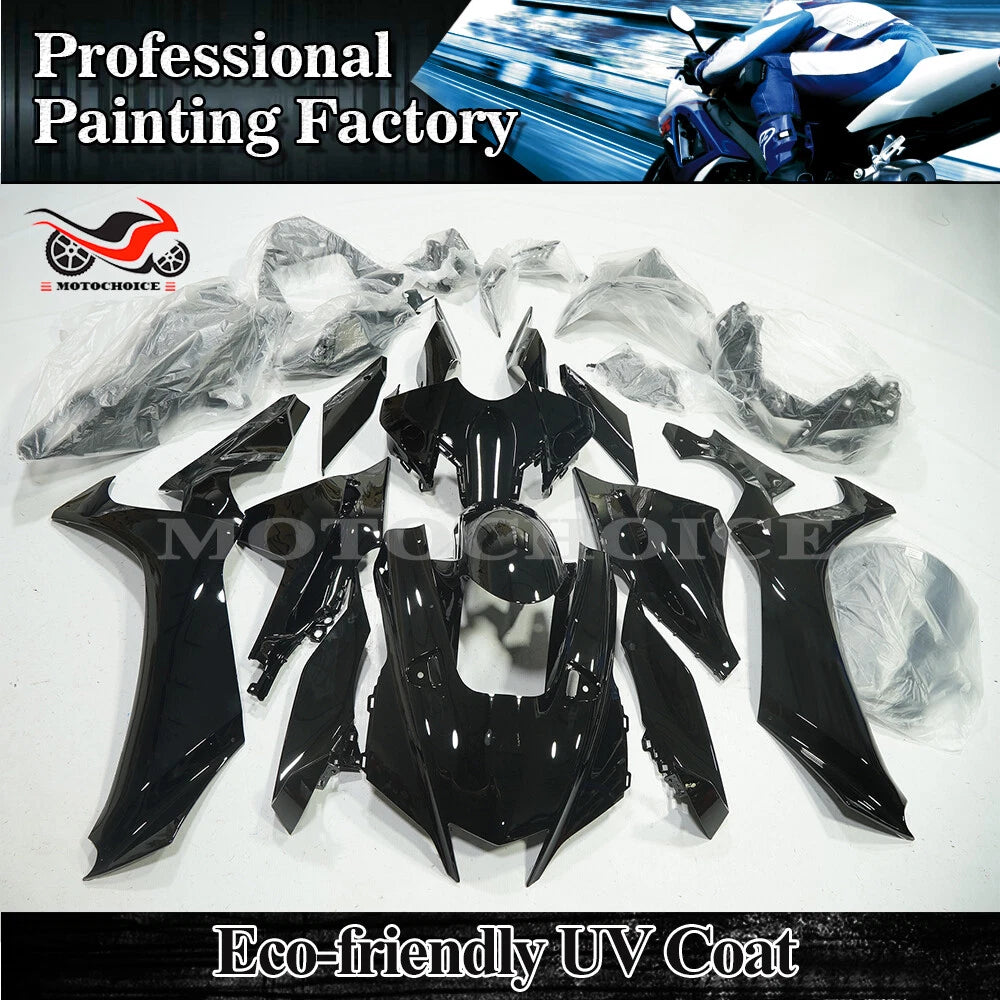 Fairing Kit for Yamaha YZF R1 R1M (2020–2024) - Glossy Black ABS Bodywork