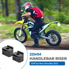 Bar risers for Surron Ultra Bee (2023) - Aluminum 20MM