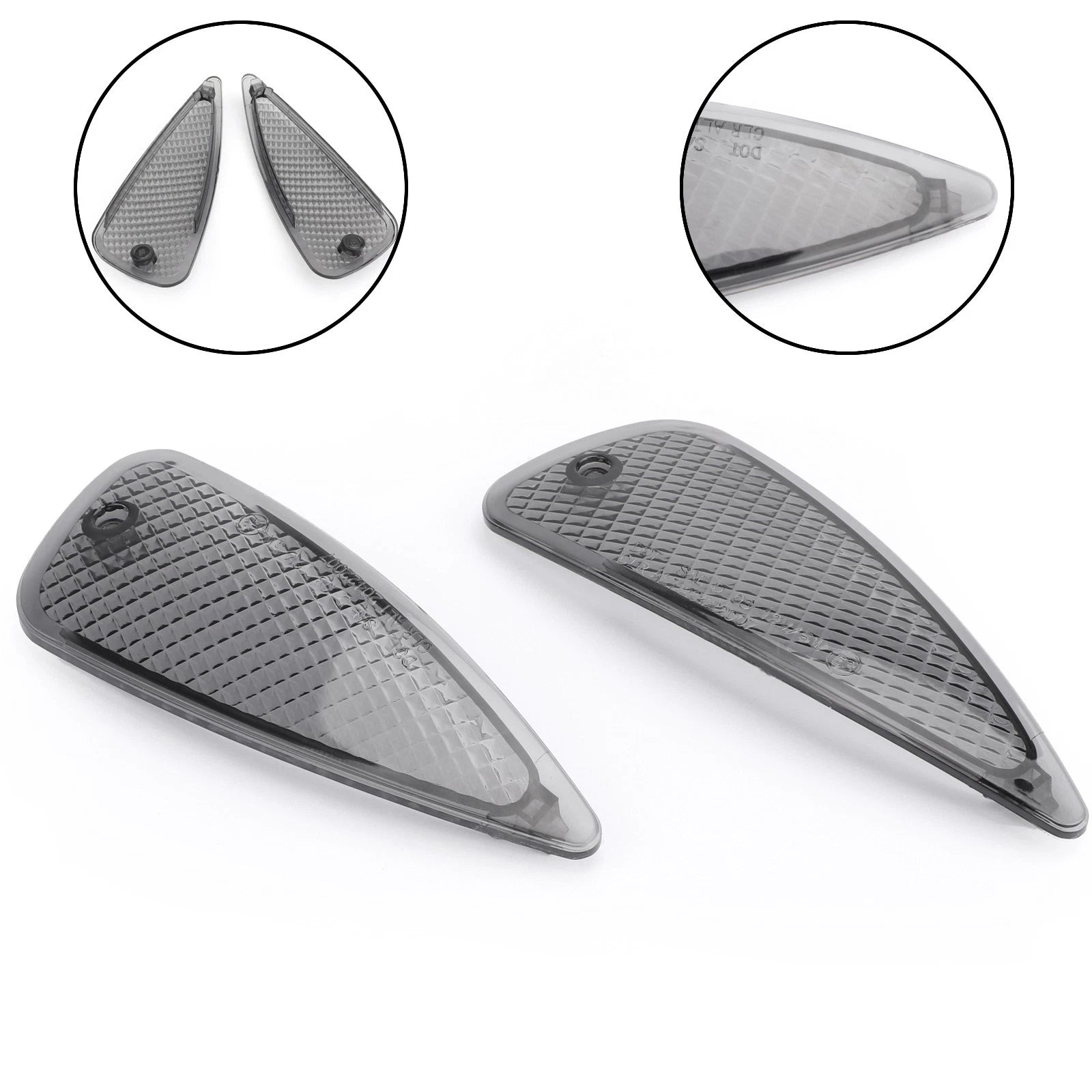 Front Turn Signal Lens for BMW K1200RS (1997–2001) Smoke