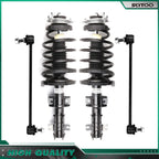 Front Struts w/Coil Spring Assembly & Sway Bar Links Kit for Volvo V70 S80 S60