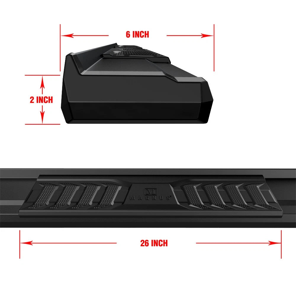 Nerf Bars for Ford Bronco 2-Door (2021-2026) - Black