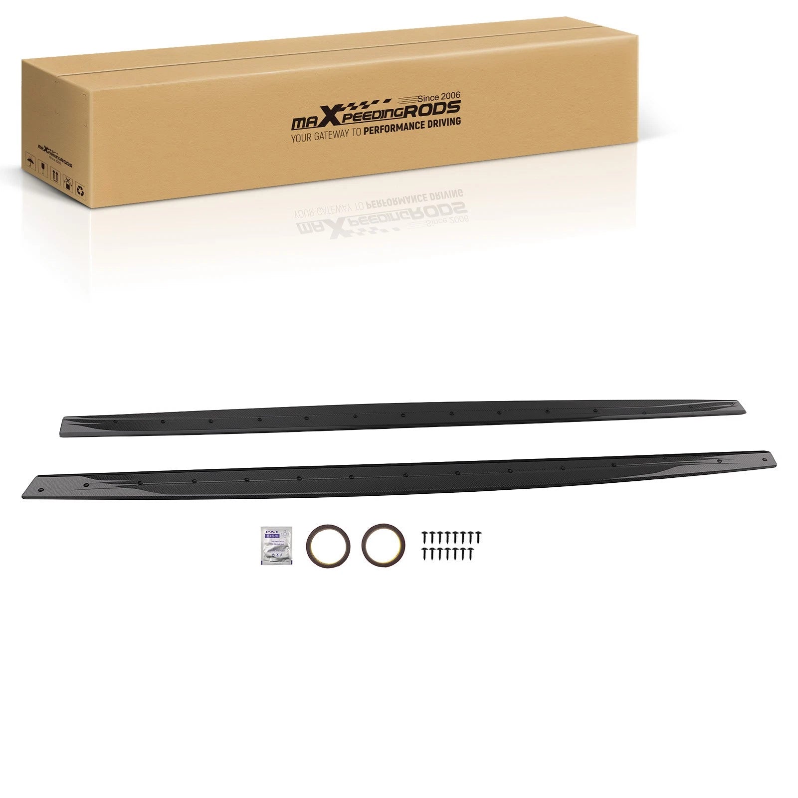2X Side Skirt Extension Panel for BMW 4-Series F32 F33 F36 (2014–2020)