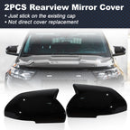 2PCS Ox Horn Rear View Mirror Cover for Ford Explorer (2020–2024)