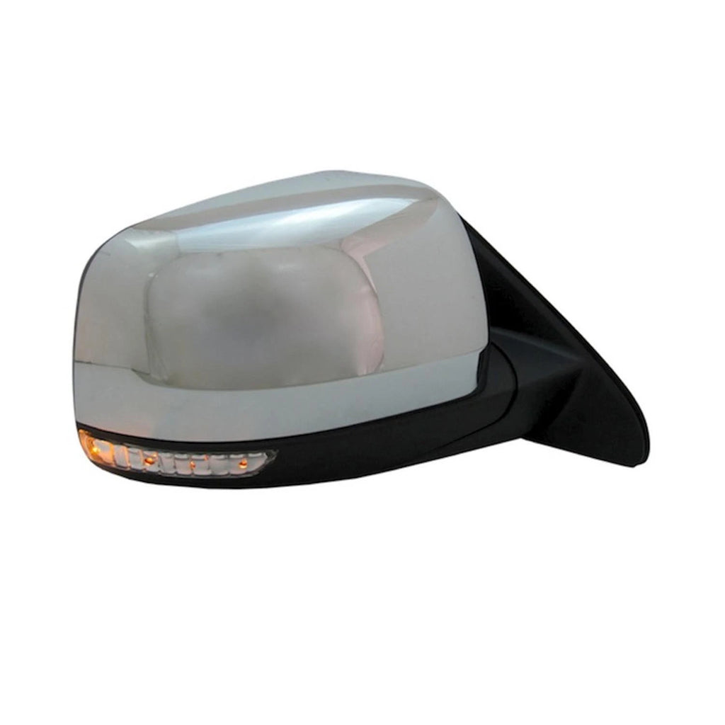 Replacement Chrome Passenger Power Door Mirror w/Memory w/o Auto Dimming Glass