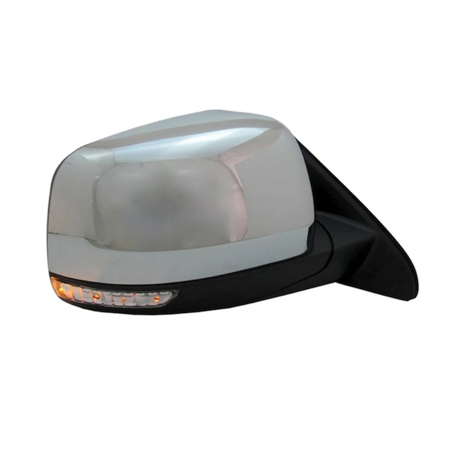 Replacement Chrome Passenger Power Door Mirror w/Memory w/o Auto Dimming Glass