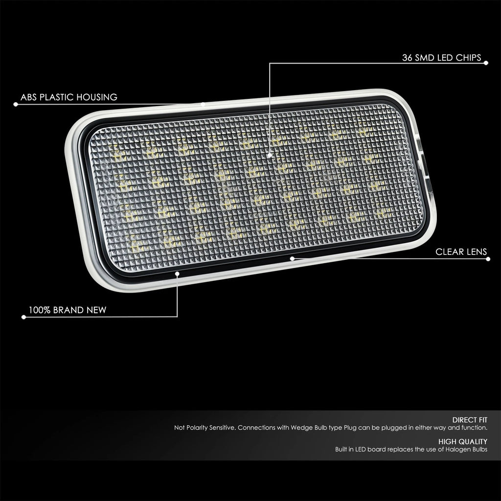 LED Bed Cargo Lights for Toyota Tacoma (2020–2023) - Black/Clear Pair