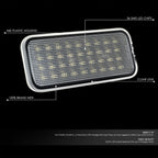 LED Bed Cargo Lights for Toyota Tacoma (2020–2023) - Black/Clear Pair
