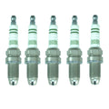Set of 5 Bosch Nickel Pregapped Spark Plugs for Audi 90 Quattro (1984–1991)