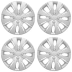 4 New 15" hubcaps Wheel Covers Snap On 4 Bolt Lug Hubs for 2012-15 Toyota Yaris