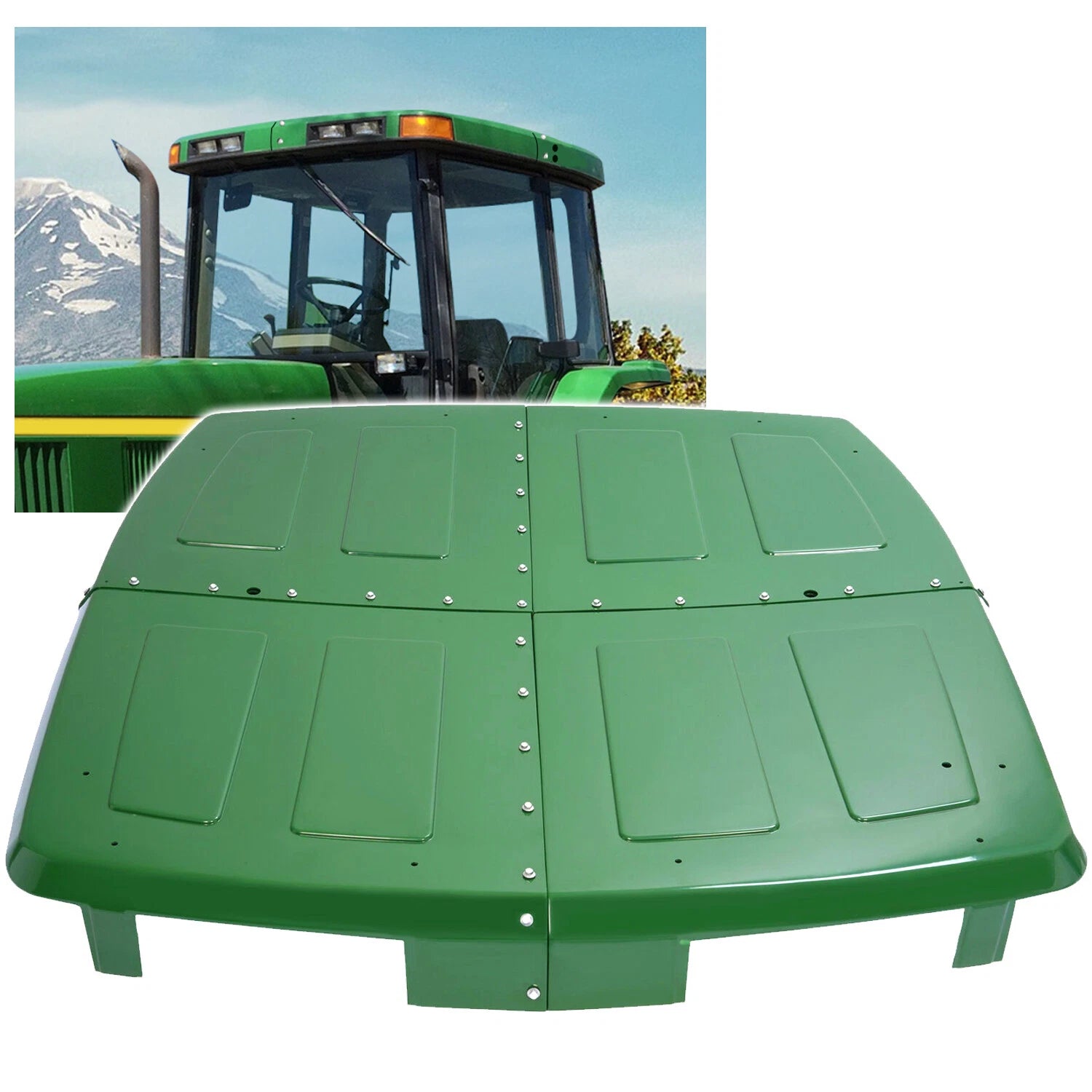 ABS Cab Roof for John Deere 7200 7400 7510 7600 (2000–2005)