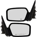 Set of 2 Mirrors for Ford Fusion (2006–2012) Heated Paintable Caps