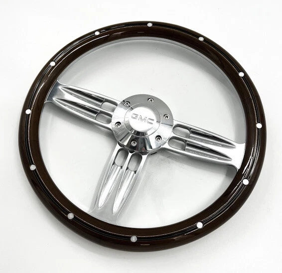 Polished Steering Wheel for GMC Chevy Trucks (1995–2001) 14 Inch