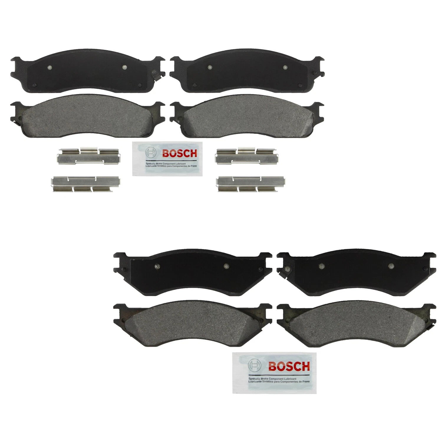 Bosch Semi-Met Disc Brake Pads Kit for Dodge Ram 2500 (2003–2023)
