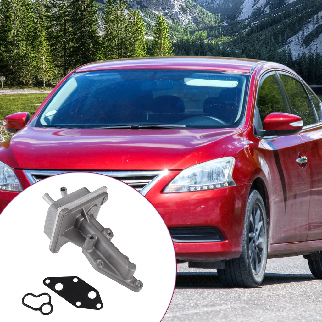 Set of 1 Engine Oil Cooler for Nissan Altima Rogue Sentra 