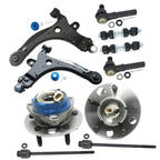 Wheel Hub + Control Arm Tie Rod Sway Bar Kit for Chevrolet Impala 513121