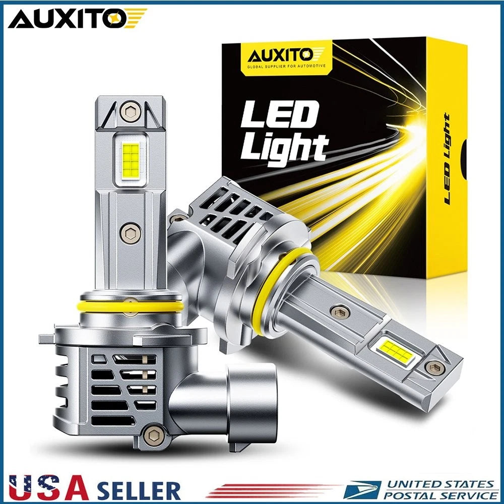 AUXITO 9005 HB3 LED Headlight Bulbs for High/Low Beam (6500K, 60000LM)