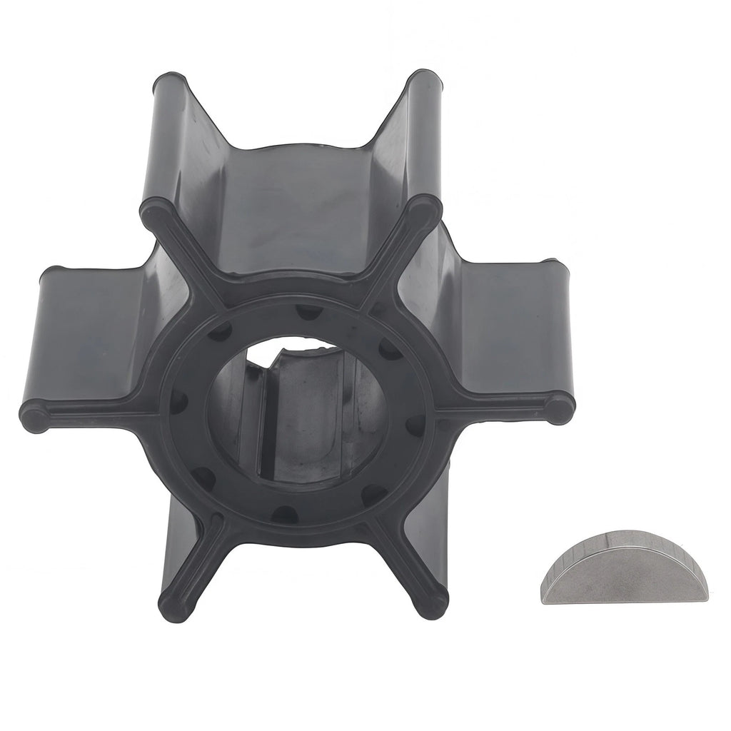 Water Pump Impeller & Key for Yamaha Outboard 9.9 15 HP (682-44352-00)