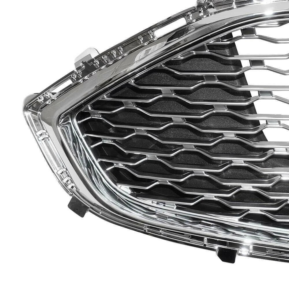 Chrome Front Upper Mesh Bumper Grille for Ford Fusion (2019–2020)