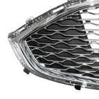 Chrome Front Upper Mesh Bumper Grille for Ford Fusion (2019–2020)